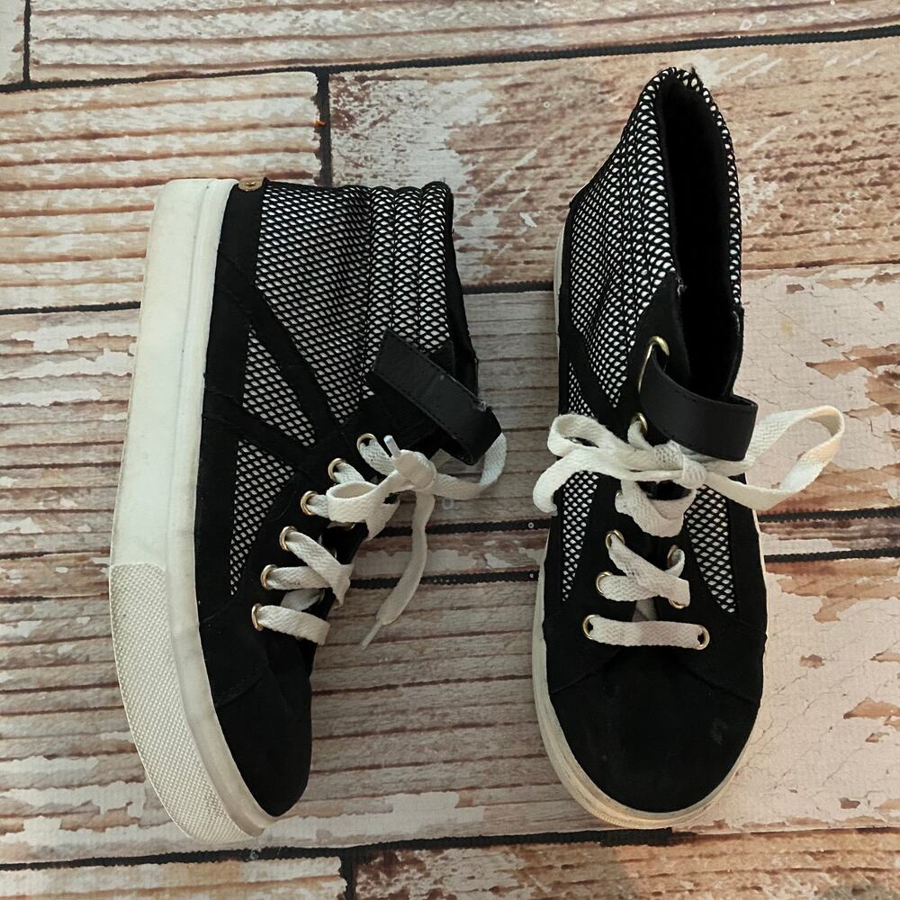 Juicy Couture mesh high top sneakers